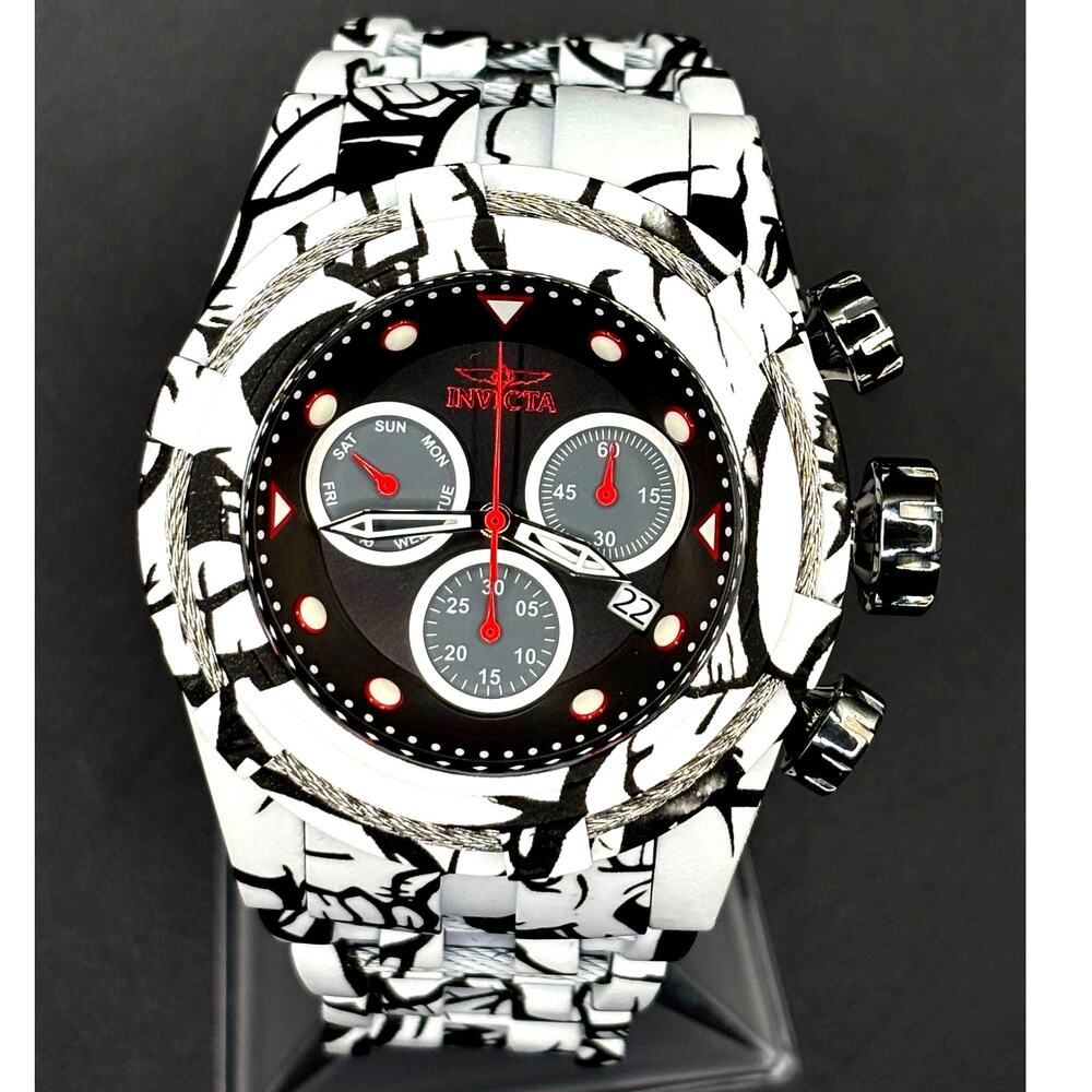 Invicta Bolt Zeus 43859 Chronograph 53mm Aqua Plated Men’s Watch 200M - Picture 1 of 17